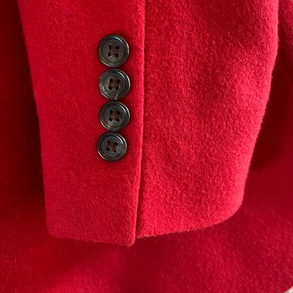 Jos A Bank 100% Camel Hair Executive Collection Sport Coat Blazer - Red SZ 44R - Picture 5 of 10